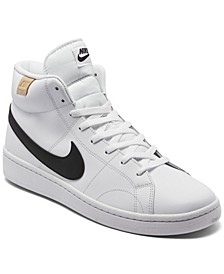 Men's Court Royale 2 Mid High Top Casual Sneakers from Finish Line