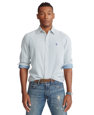 Polo Ralph Lauren Men's Striped Double-Faced Shirt