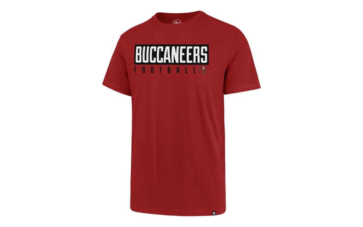 47 Brand Men's Tampa Bay Buccaneers Dub Major Super Rival T-shirt In Red