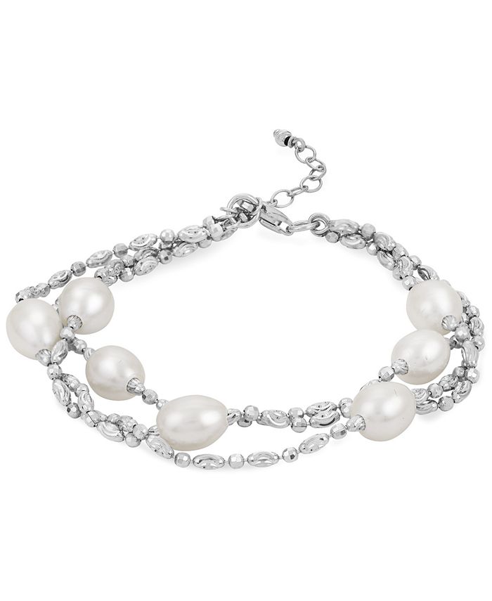 Macy's jewelry pearl bracelet