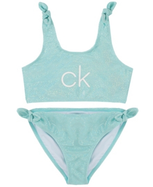 Calvin Klein Big Girls 2 Piece Swimsuit