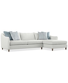 Highland Park 2-Pc. Fabric Joli Sectional with Chaise