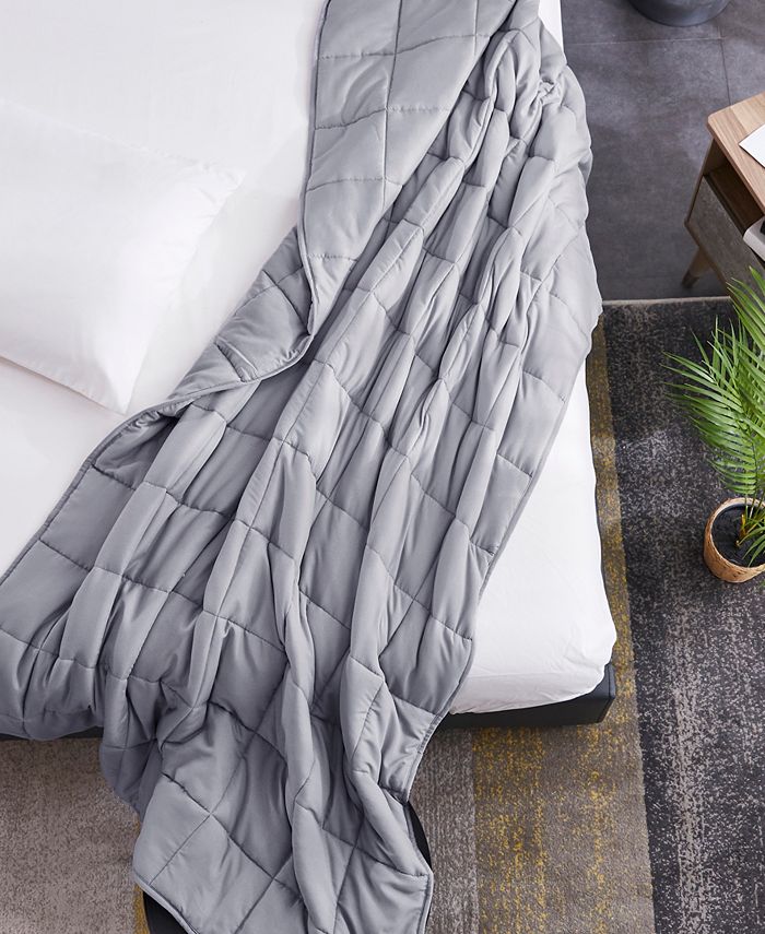 Pur Serenity Microfiber 12lb. Weighted Blanket, 48" L x 72" W Macy's