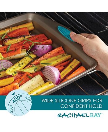 Rachael Ray - Cucina Nonstick Bakeware and Tool Set, 6-Pc., Agave Blue