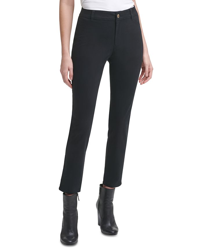 Calvin Klein Stretch Cotton Twill Pants Macy's