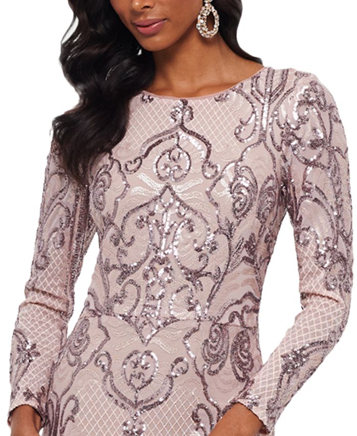 Betsy And Adam Embellished Embroidered Gown And Reviews Dresses Women Macys 1422