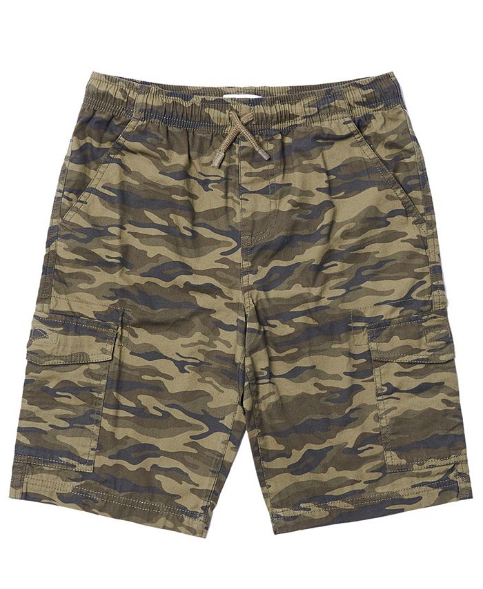 Epic Threads - Toddler Boys Camouflage Textured Canvas Cargo Shorts