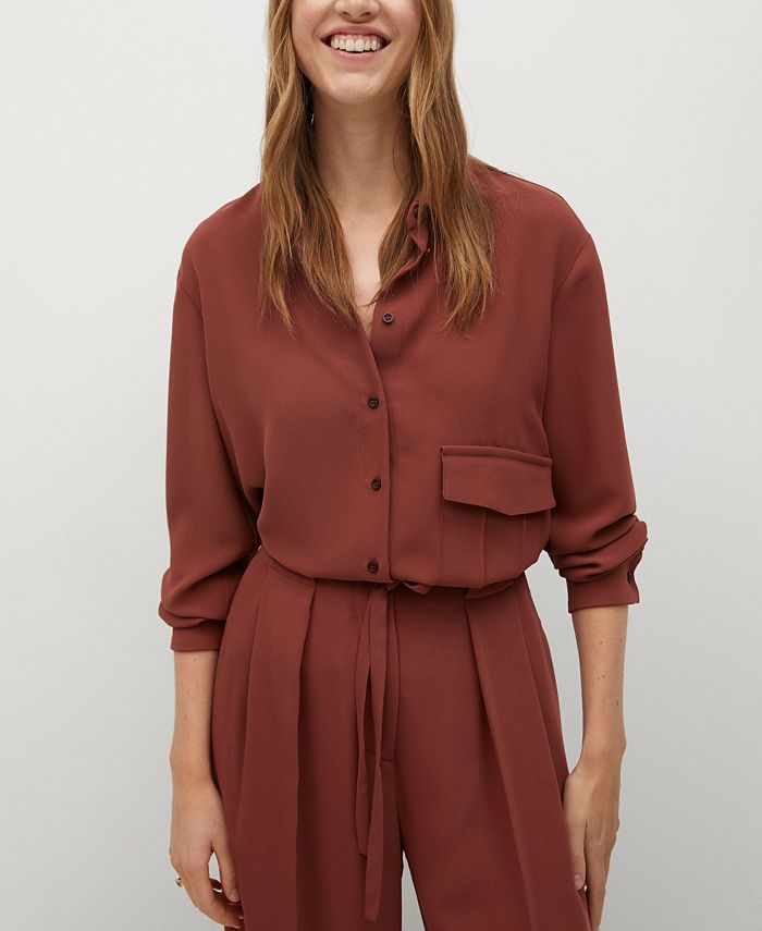 mango dart palazzo trousers