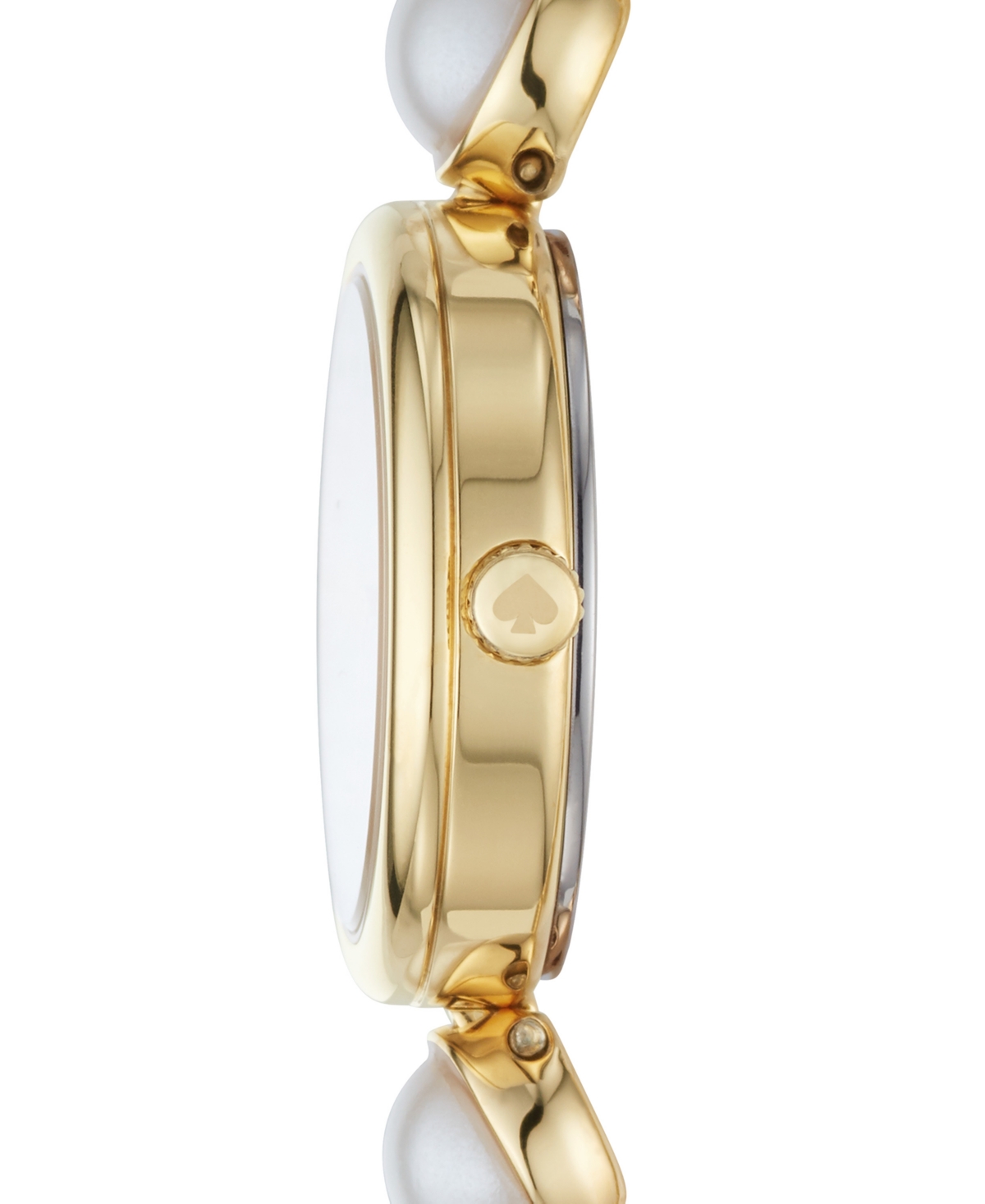 kate spade new york MonroeTone Stainless Steel & Faux Pearl Bracelet Watch 24mm - Gold