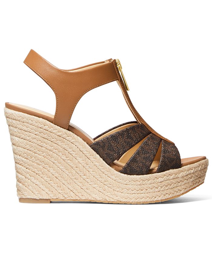 Michael Kors Women's Berkley Espadrille Wedge Sandals & Reviews Sandals Shoes Macy's