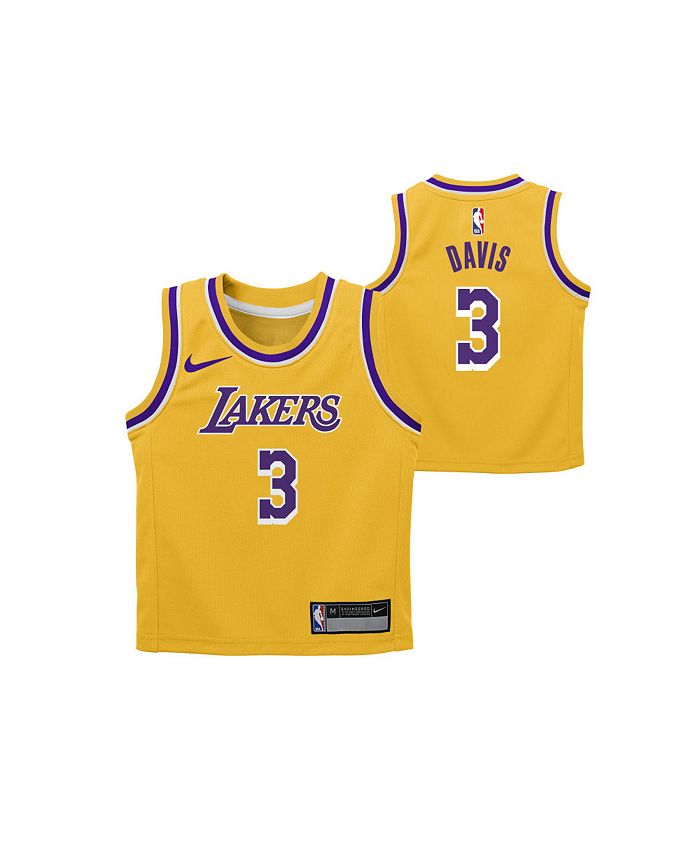Nike Los Angeles Lakers Kids Icon Swingman Jersey - Anthony Davis - Macy's