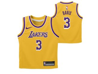 Nike Los Angeles Lakers Kids Icon Swingman Jersey - Anthony Davis - Macy's