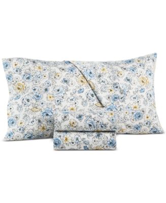 CLOSEOUT! Charter Club Damask Designs 550 Thread Count Printed Cotton Sheet Sets, Exclusively at Macy’s - Macy's