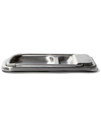 Good Grips Stainless Steel Spoon Rest with Lid Holder