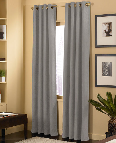 CLOSEOUT! CHF Cameron Faux-Suede Window Treatment Collection