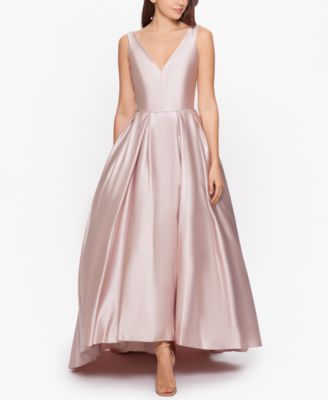 betsy and adam satin ball gown