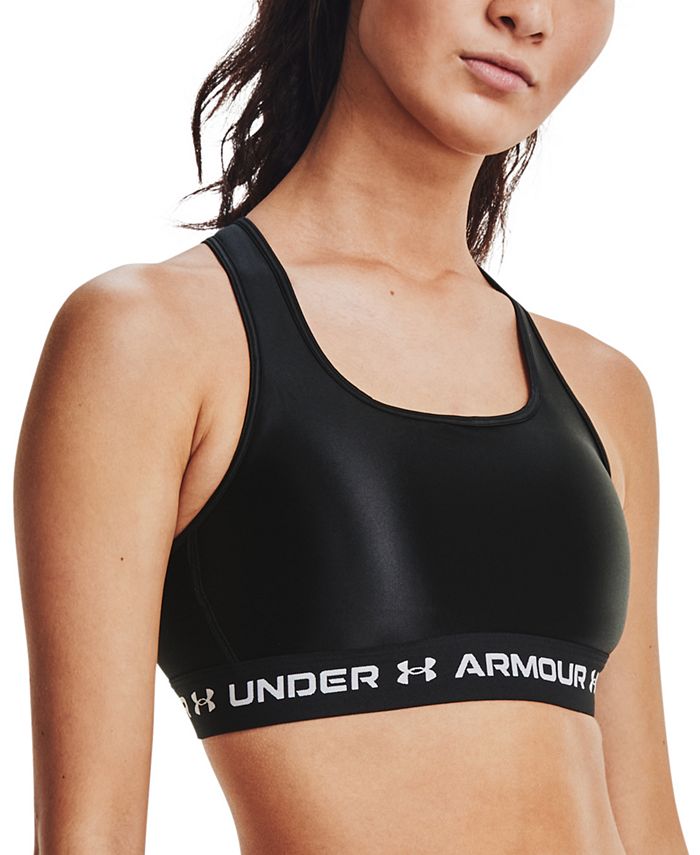 Under Armour Women's Cross-Back Medium Impact Sports Bra - Macy's