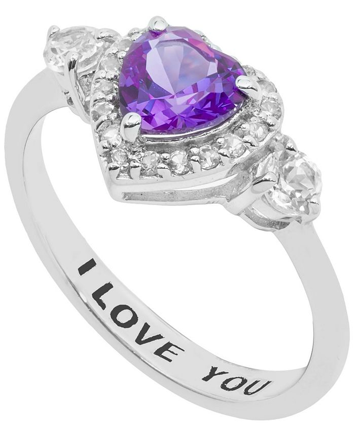 Macys on sale amethyst ring