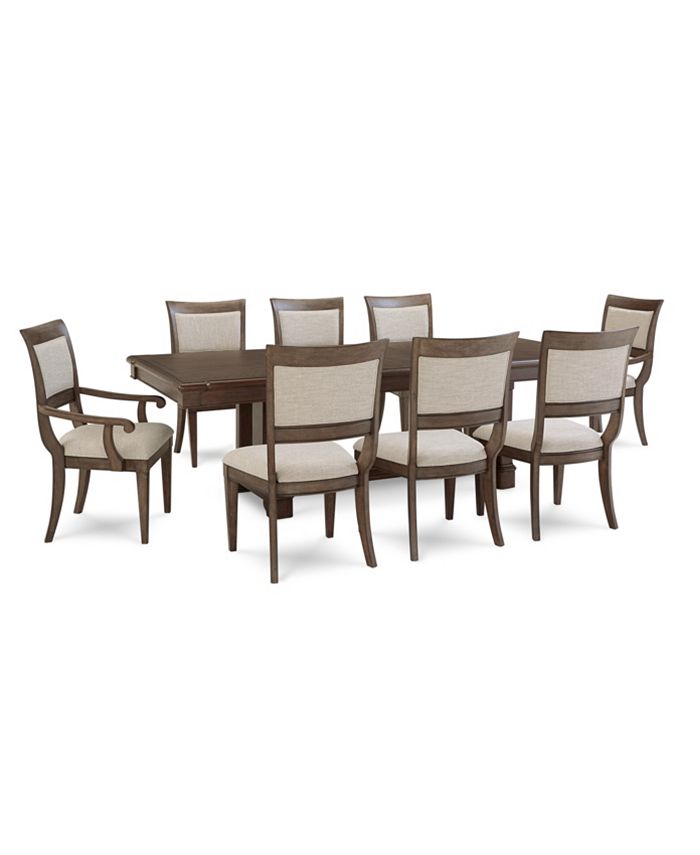 Furniture Stafford 9 Pc. Dining Set Dining Table 6 Side Chairs