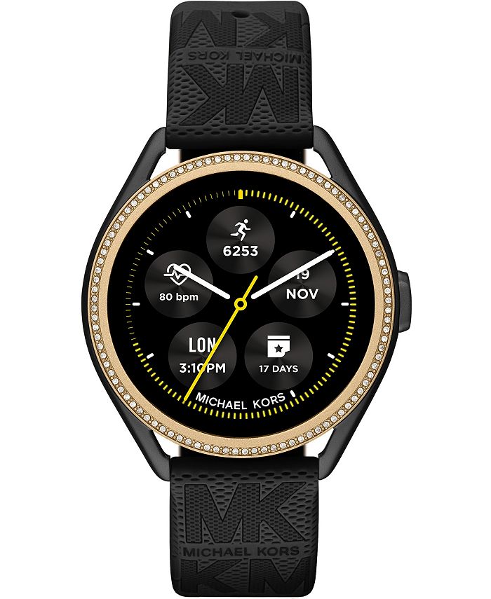 Michael Kors Access Gen 5e MKGO Black Rubber Smartwatch 43mm & Reviews -  All Watches - Jewelry & Watches - Macy's
