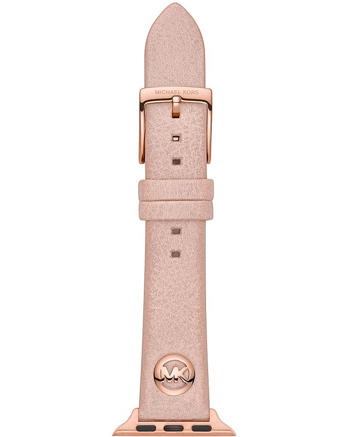 Michael Kors Logo Charm Blush 38/40mm Band for Apple Watch® & Reviews - All Jewelry - Jewelry & - Macy's