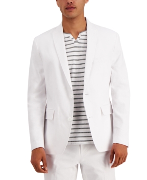 Inc Men's Slim-Fit Stretch Linen Blend Suit Jacket Created for Macy's