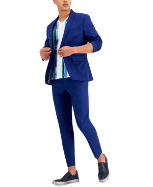 Inc Men's Slim-Fit Stretch Linen Blend Suit Jacket Created for Macy's