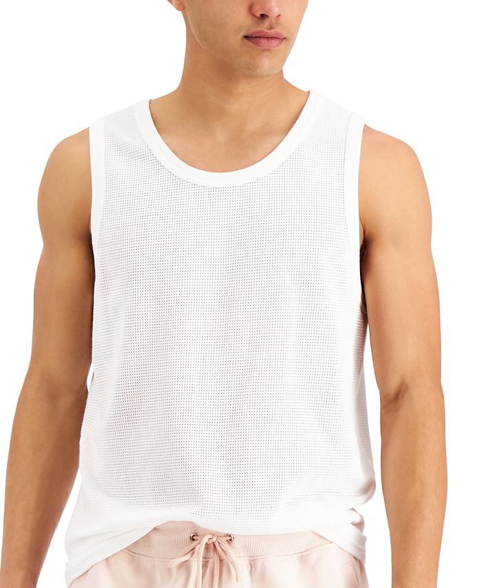 INC International Concepts Men's Mesh Tank Top, Created for Macy's - Macy's