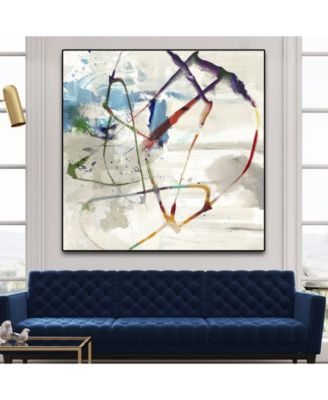 Playful Intent II Oversized Framed Canvas, 45" x 45"