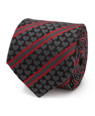 Men's Heart Striped Tie