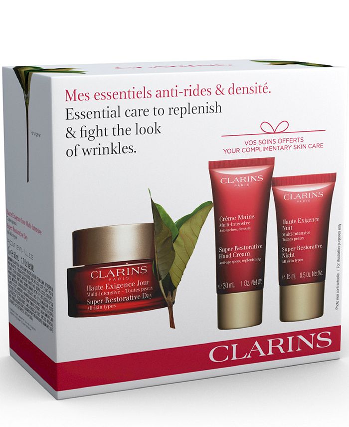 Clarins 3Pc. Super Restorative Starter Set Macy's