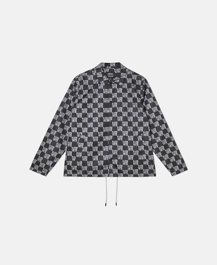 WeSC Men's Coach Wasted Youth Printed Jacket & Reviews - Coats