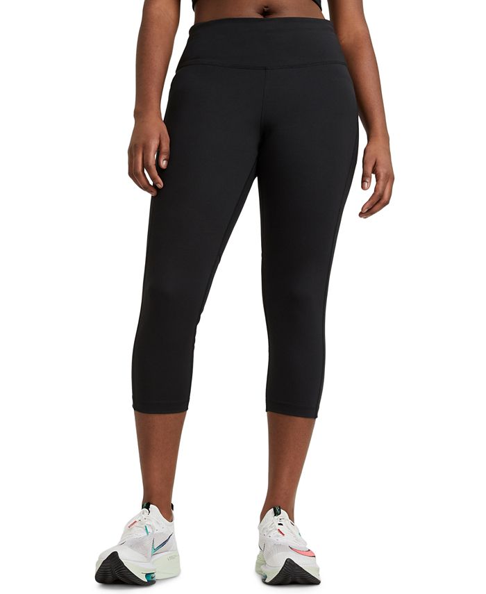 tratar con fuego matriz Nike Fast Plus Size Women's Running Cropped Leggings & Reviews - Activewear  Plus - Women - Macy's