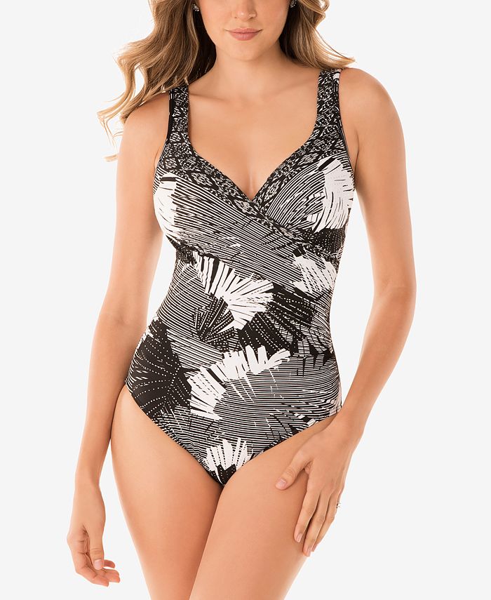 Miraclesuit Moonlight At The Oasis Printed Underwire One Piece