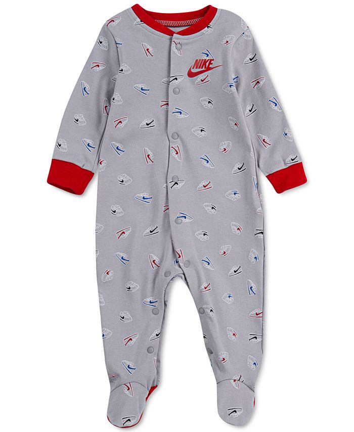 Nike Baby Boys Cortez Footed Cotton Coverall Macy s