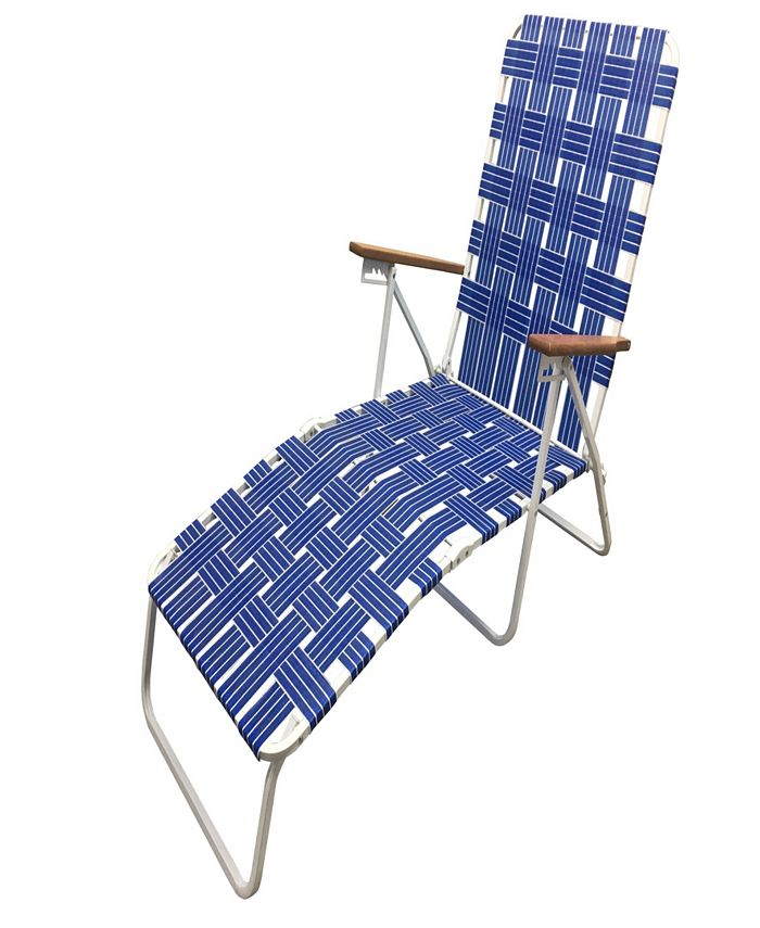 Webbed chaise lounge new arrivals outdoor