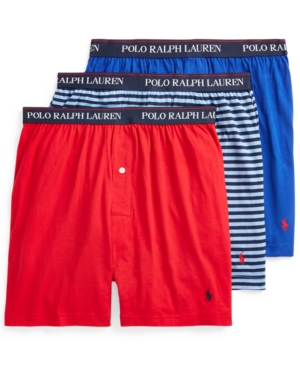 Polo Ralph Lauren Men's 3-Pk Knit Boxers