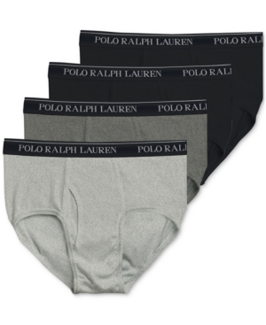 Polo Ralph Lauren Men's 4-Pk Classic-Fit Mid-Rise Briefs