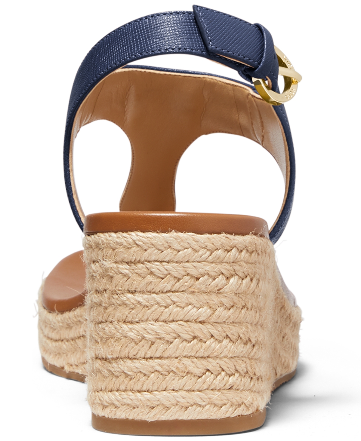 Michael Kors Michael  Women's Laney Thong Espadrille Wedge Sandals In Navy