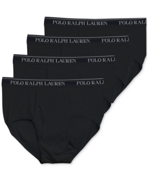 Polo Ralph Lauren Men's 4-Pk Classic-Fit Mid-Rise Briefs