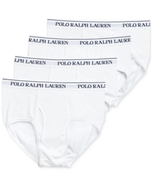 Polo Ralph Lauren Men's 4-Pk Classic-Fit Mid-Rise Briefs