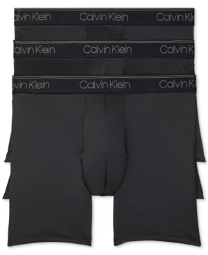 Calvin Klein Men's 3-Pack Microfiber Stretch Boxer Briefs