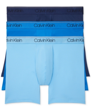 Calvin Klein Men's 3-Pack Microfiber Stretch Boxer Briefs