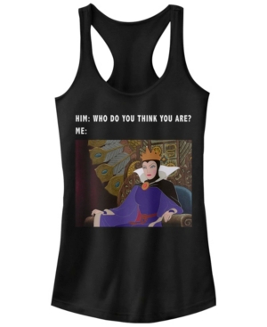 Juniors Disney Villains Evil Queen Meme Racerback Tank Top