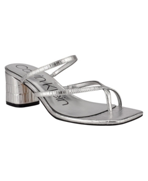 Calvin Klein Women's Becca Slip-On Strappy Dress Sandals Women's Shoes