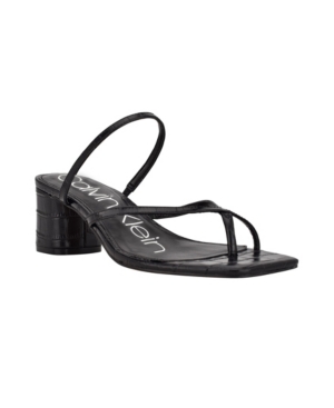 Calvin Klein Women's Becca Slip-On Strappy Dress Sandals Women's Shoes