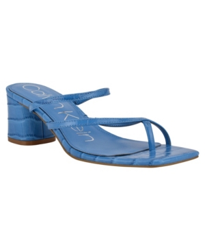 Calvin Klein Women's Becca Slip-On Strappy Dress Sandals Women's Shoes