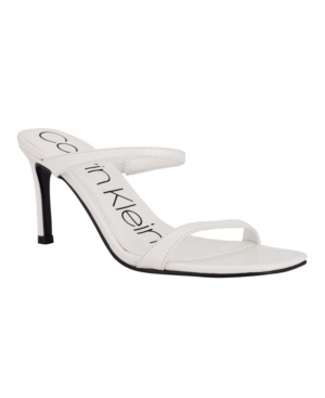 Calvin Klein Women's Halena Open Toe Stiletto Heel Dress Sandals Women's Shoes