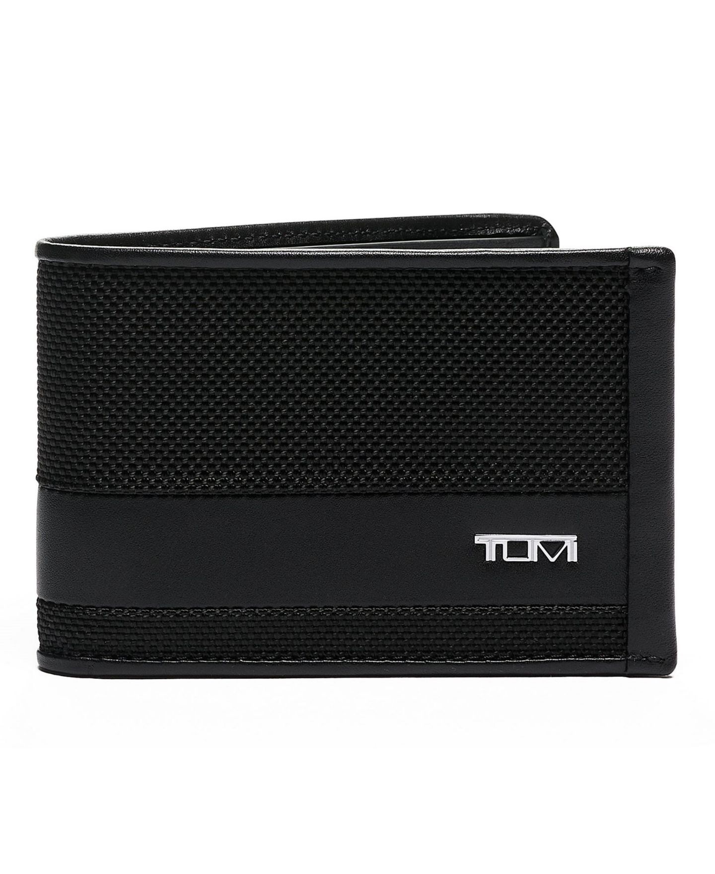 Мужской кошелёк Tumi Alpha SLG Slim Single Billfold Wallet, цвет: Чёрный — фото 1