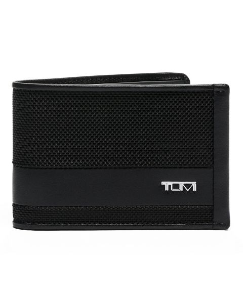 Мужской кошелёк Tumi Alpha SLG Slim Single Billfold Wallet, цвет: Чёрный
